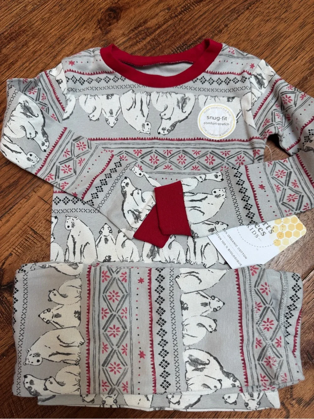 Carter's Kids Pajama Set - Blue, Gray, Red